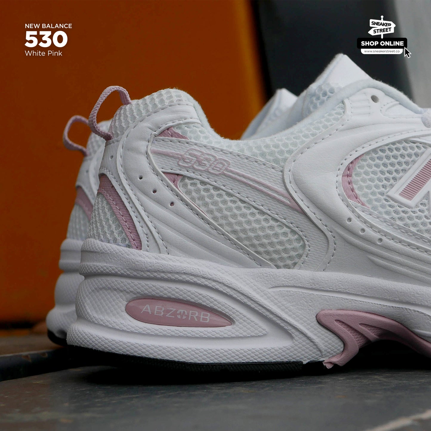New Balance 530 White Pink