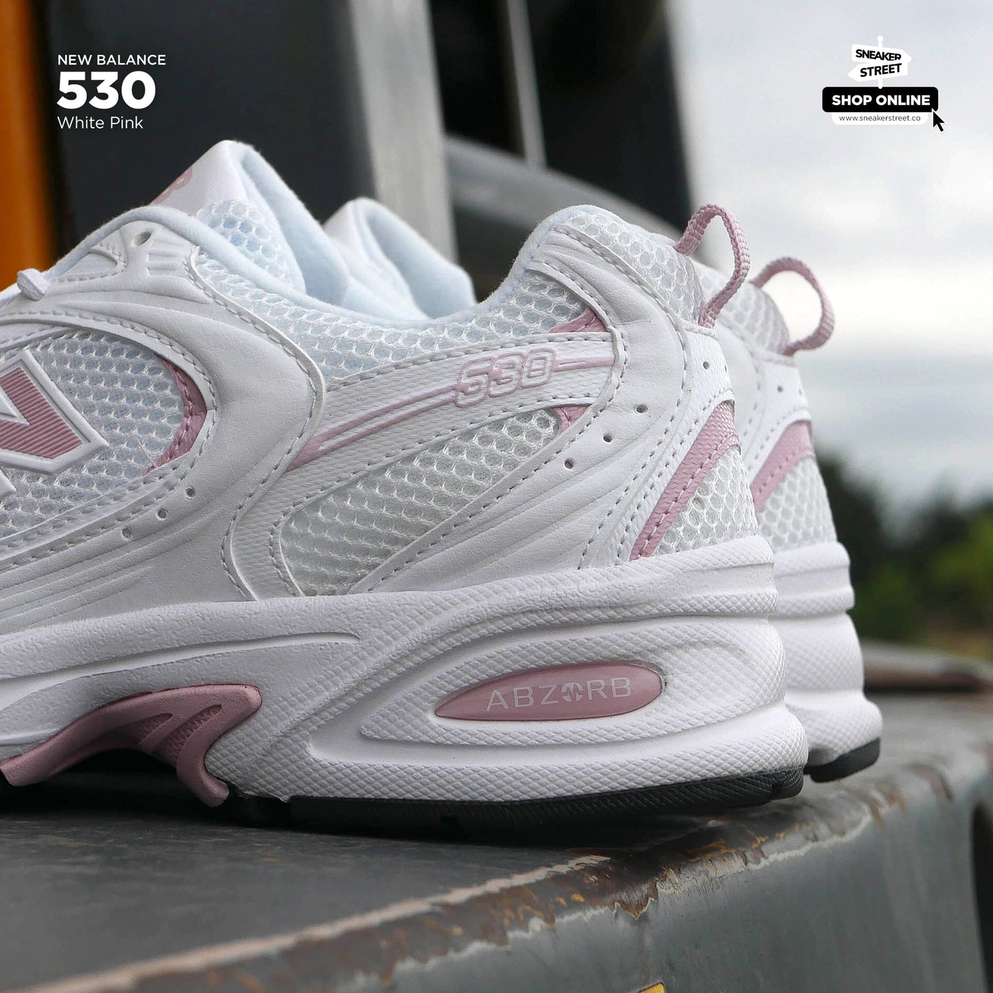 New Balance 530 White Pink