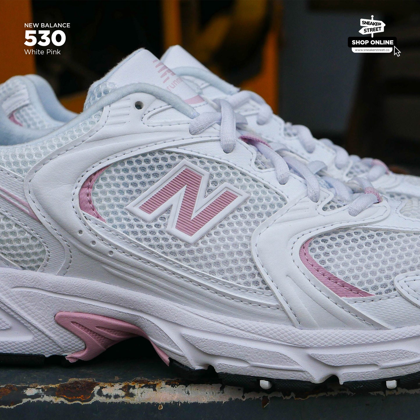 New Balance 530 White Pink