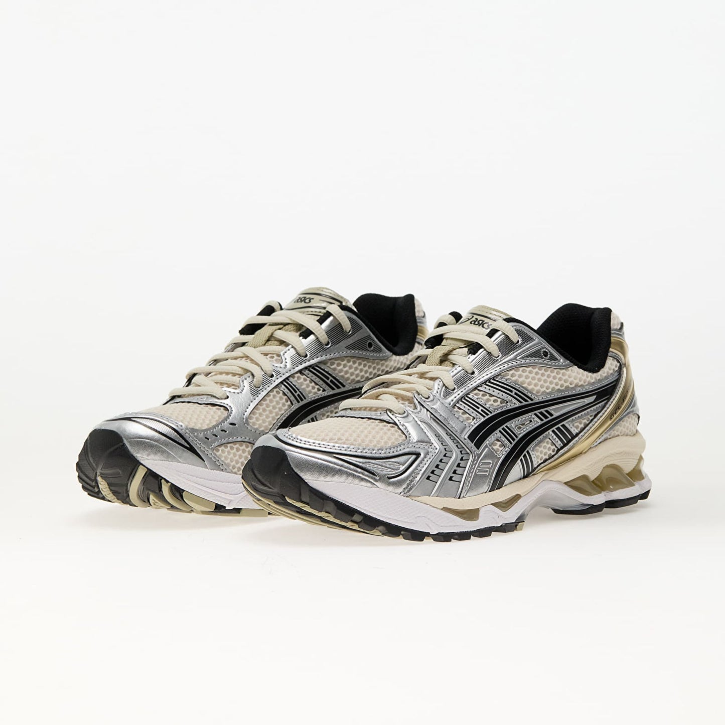 Asics Gel-Kayano 14 Birch Pure Silver Teal Gold