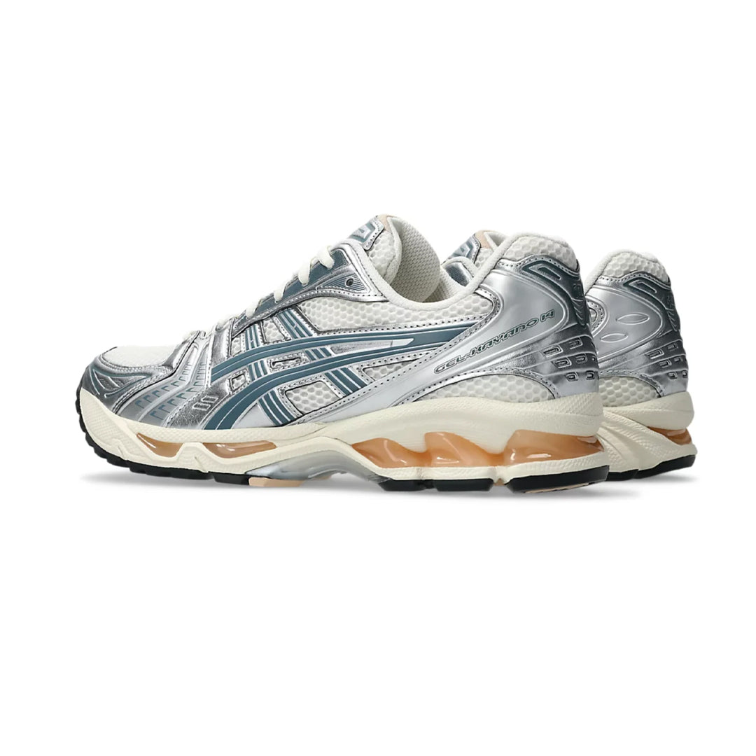Asics Gel-Kayano 14 Birch Pure Silver Teal Gold