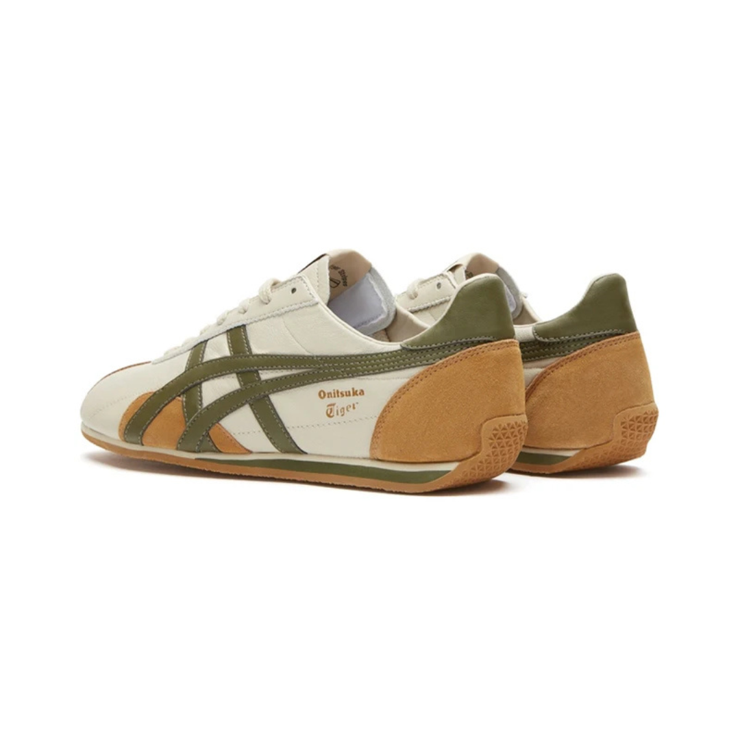 Onitsuka Tiger Runspark Beige Olive Green Mustard Yellow