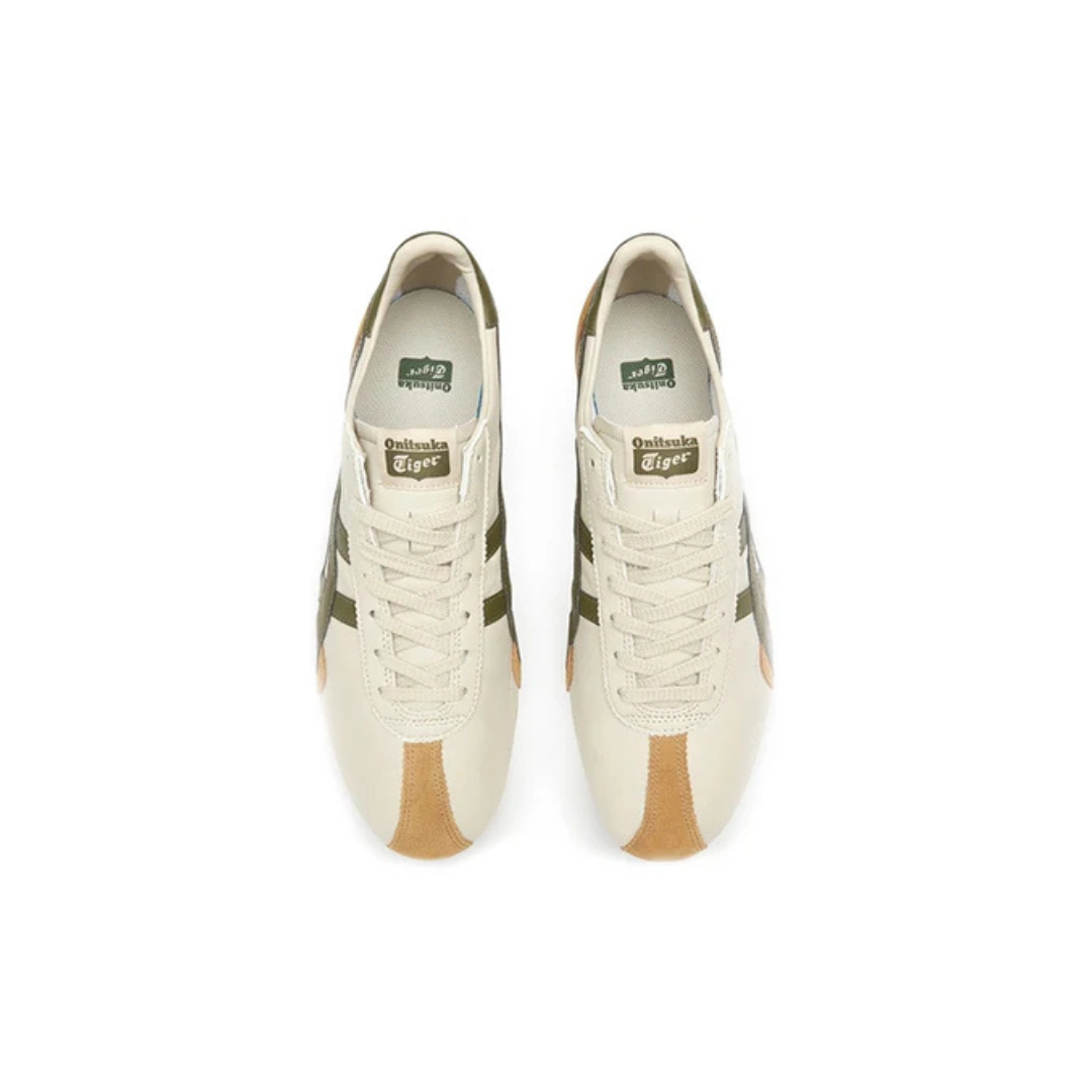 Onitsuka Tiger Runspark Beige Olive Green Mustard Yellow