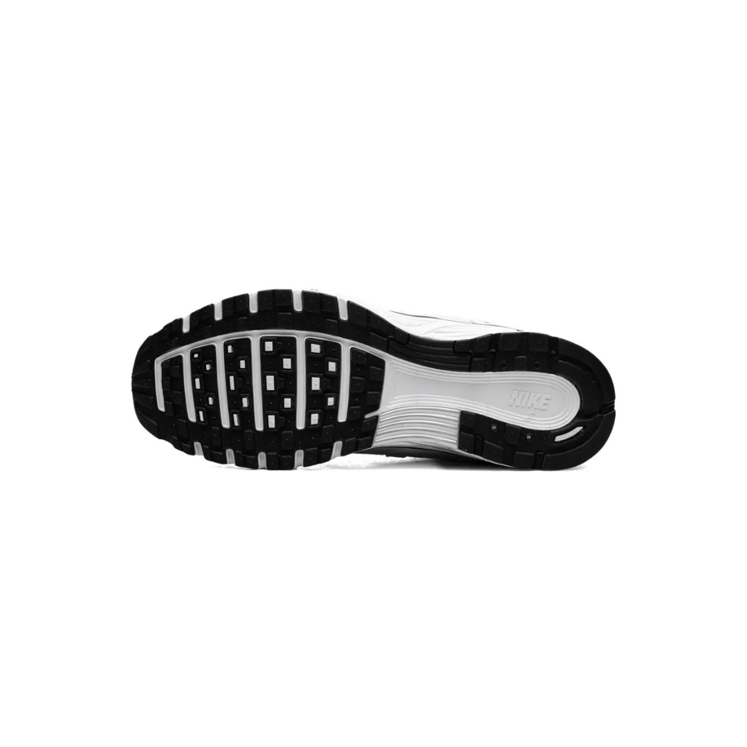 Nike P-6000 White Metallic Silver Black