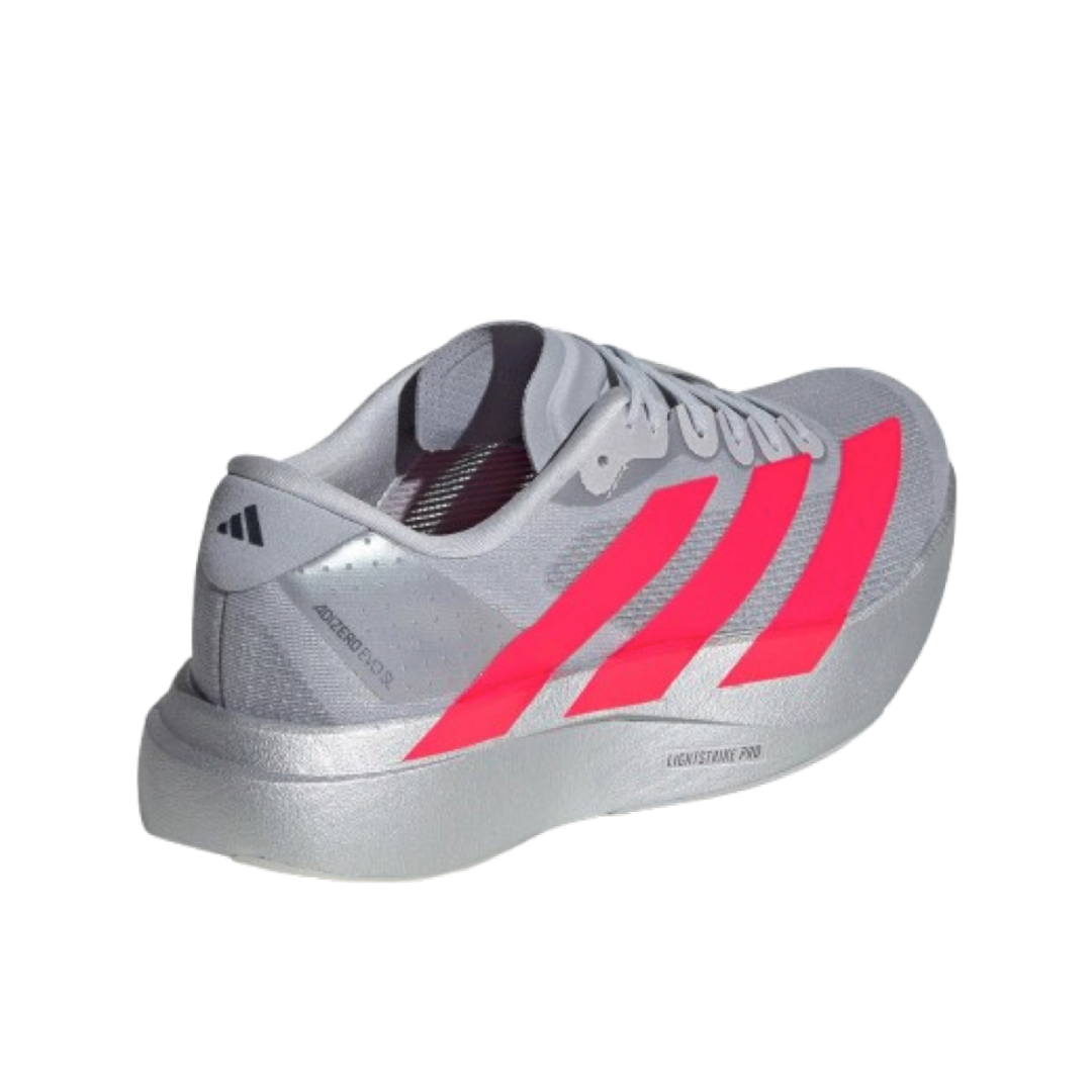 adidas Adizero Evo SL Silver Metallic Lucid Red (Women's)
