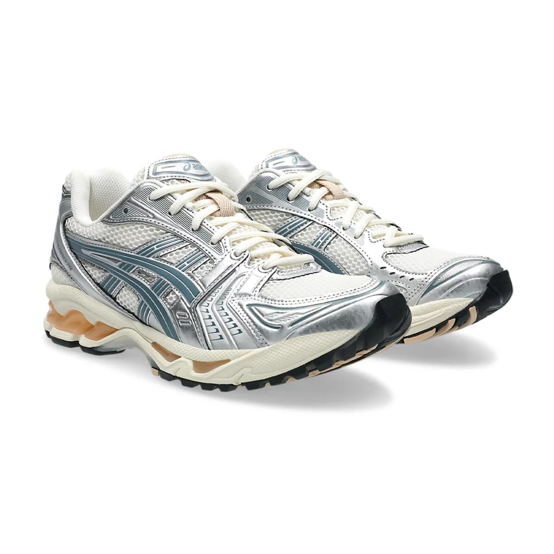 Asics Gel-Kayano 14 Birch Pure Silver Teal Gold