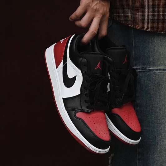 Nike Air Jordan 1 Low Bred Toe V2